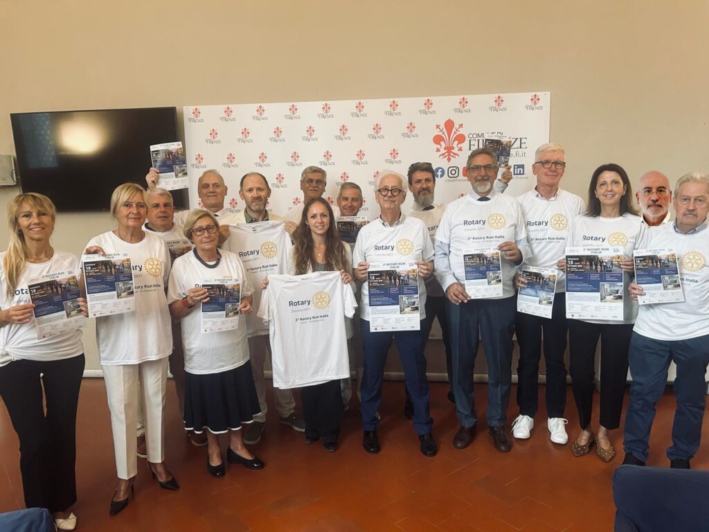 Presentazione della 3ª Rotary Run Italia al Comune di Firenze